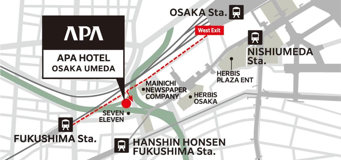 Apa Hotel Osaka Umeda Esterno foto